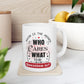 "Bacon is the Answer" - White glossy mug